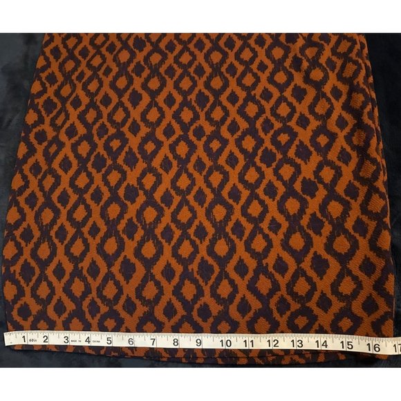 Set of 2 LuLaRoe Simply Comfy Pencil Skirts Blue Brown Geometric Women Size M - Picture 9 of 13